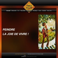 Nouveau design pour l'artiste peintre Nancy Asselin