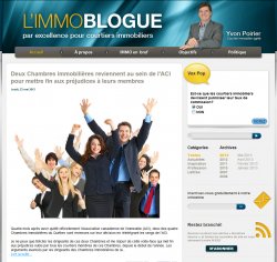 Yvon Poirier se fait entendre par les courtiers immobiliers du Qu�bec � travers son blogue
