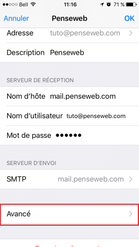 Étape 12