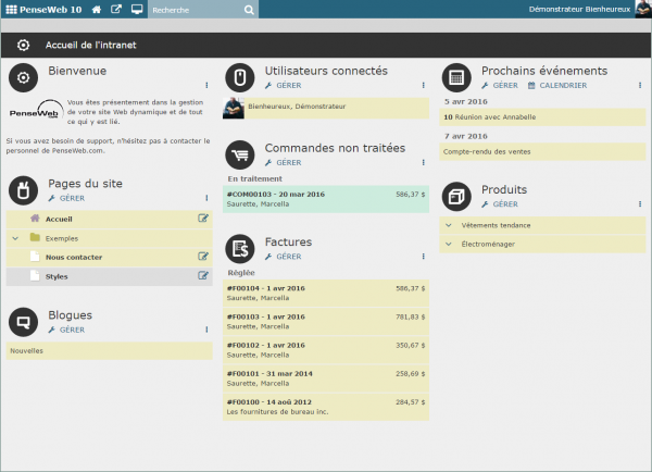 Système de gestion de contenu (CMS)
